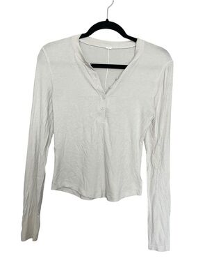 Lululemon Long Sleeve Henley Top